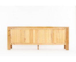 Sideboard large model in elm edition Atelier Chauvin 1980