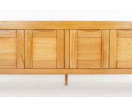 Sideboard large model in elm edition Atelier Chauvin 1980