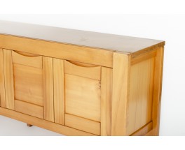 Sideboard large model in elm edition Atelier Chauvin 1980