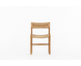 Chairs model Dordogne in ash édition Sentou 1950 set of 8