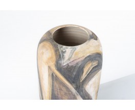 Vase Laurent Merchant grand modèle en céramique 1993