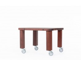 Zanini De Zanine Caldas square dining table in IPE 2004