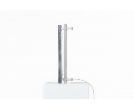 Michel Dumas table lamp plexiglass and chrome 1970