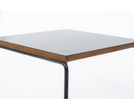 Tables basses Pierre Guariche modèle Volante formica noir édition Steiner 1950 set de 2