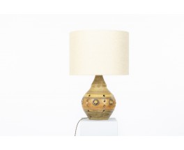 Georges Pelletier table lamp in ceramic large model 1960