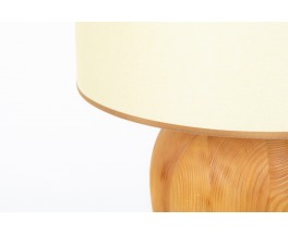 Table lamp in pine 1950