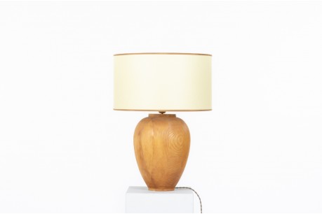 Lampe à poser en sapin 1950