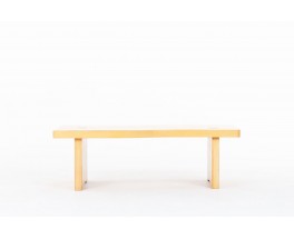 Coffee table in elm edition Maison Regain 1980