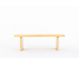 Coffee table in elm edition Maison Regain 1980