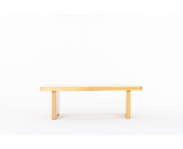 Coffee table in elm edition Maison Regain 1980