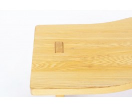 Coffee table in elm edition Maison Regain 1980