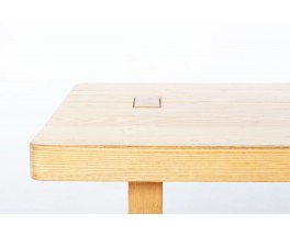 Coffee table in elm edition Maison Regain 1980