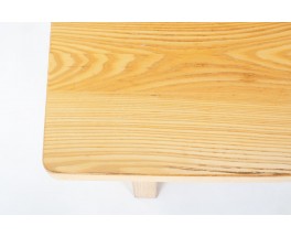 Coffee table in elm edition Maison Regain 1980