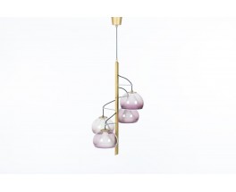 4-light pendant light Stilux Milano edition 1965