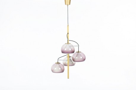 4-light pendant light Stilux Milano edition 1965