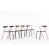 Chaises Pascal Mourgue modèle Rio édition Artelano 1991 set de 6