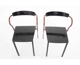 Pascal Mourgue chairs model Rio edition Artelano 1991 set of 6