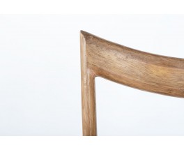 Fauteuils Val Padilla modèle Manila corde et bois édition Jasper Conran 1970 set de 4