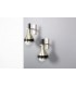 Wall lights in metal and opaline, edition Stulix Italian design 1970 set of 2