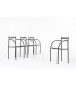 Philippe Starck chairs model Francesca Spanish edition Baleri Italia 1984 set of 4
