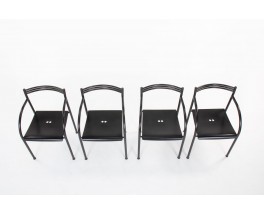 Chaises Philippe Starck modèle Francesca Spanish édition Baleri Italia 1984 set de 4