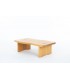 Coffee table in elm edition Maison Regain 1980