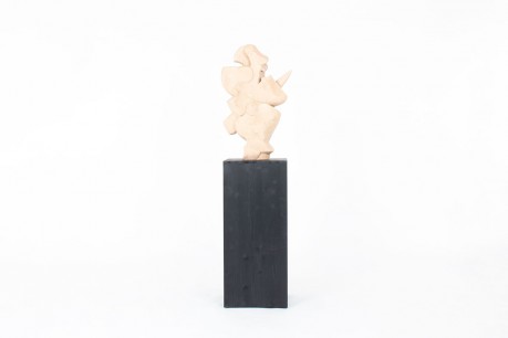 Sculpture en pierre sur socle 1950
