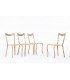 Val Padilla chairs model Manila rope edition Jasper Conran 1970 set of 4