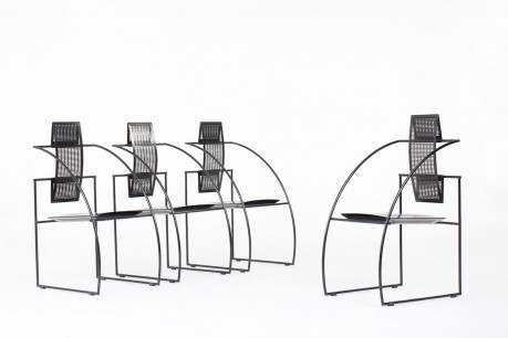 Chaises Mario Botta modèle Quinta édition Alias 1985 set de 4