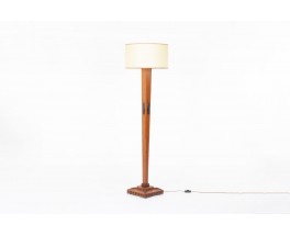 Floor lamp in rosewood and ebony Art Deco design 1930