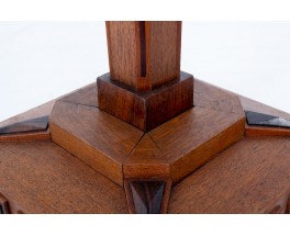 Floor lamp in rosewood and ebony Art Deco design 1930