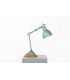 Bernard Albin Gras desk lamp model 207 hammered green 1930
