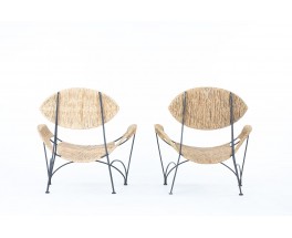 Tom Dixon armchairs model Banana edition Cappellini 1980 set of 2