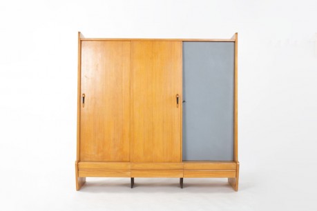 Gerard Guermonprez wardrobe in oak edition Magnani 1950