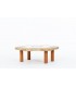 Roger Capron coffee table oak and ceramic 1960