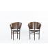 Philippe Starck chairs model Jane Paille edition Aleph 1989 set of 2