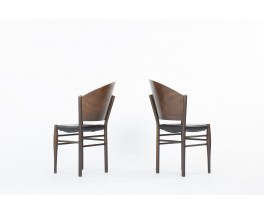 Philippe Starck chairs model Jane Paille edition Aleph 1989 set of 2