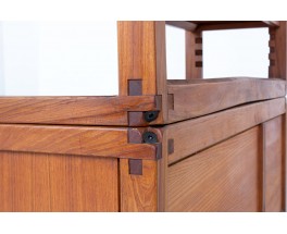 B10 bookcase by Pierre Chapo in elm 1980