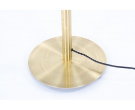 Lampadaire Jacques Grange en laiton pour Yves Saint Laurent 1980