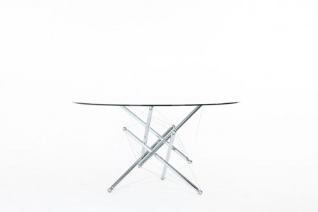 Theodore Waddell round dining table model 714 edition Cassina 1970