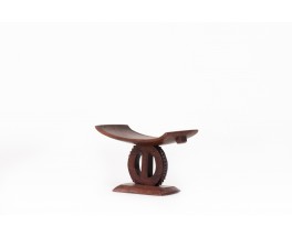 Tabouret en bois modèle Ashanti design Africain 1950