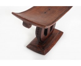 Tabouret en bois modèle Ashanti design Africain 1950