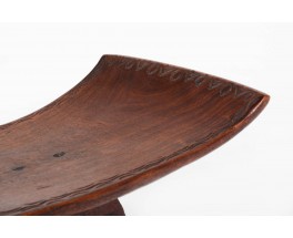 Tabouret en bois modèle Ashanti design Africain 1950