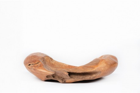 Trinket bowl in solid wood free form 1950