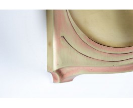 Copper-plated brass wall lights 1930 set of 2