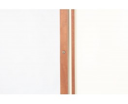 Andre Sornay wardrobe in mahogany and white lacquer 1960