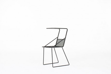 Mathieu Mategot side table in perforated metal 1950