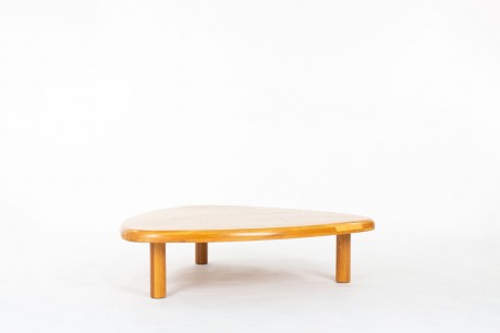 Table basse en chêne 1950