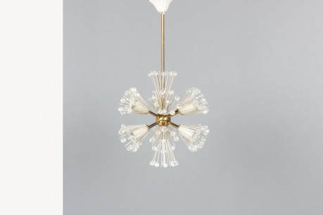 Suspension Emil Stejnar modèle Snowball édition Rupert Nikoll 1960