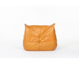 Fauteuil Michel Ducaroy modèle Togo en cuir édition Ligne Roset 1970